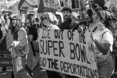 Ice Protest at the Superbowl, Santa Clara, CA, February 8, 2026. (Probonophoto.org/Sammy Braxton-Haney)