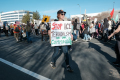 Ice Protest at the Superbowl, Santa Clara, CA, February 8, 2026. (Probonophoto.org/Sammy Braxton-Haney)