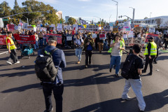 “ICE out of the Super Bowl”
8, Feb. 2026 Community protests the presence of ICE and Border Patrol at Super Bowl LX in Santa Clara, Ca.
(ProBonoPhoto/John Weekes