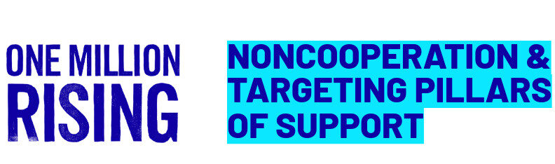 Noncooperation & Targeting Pillars of Support